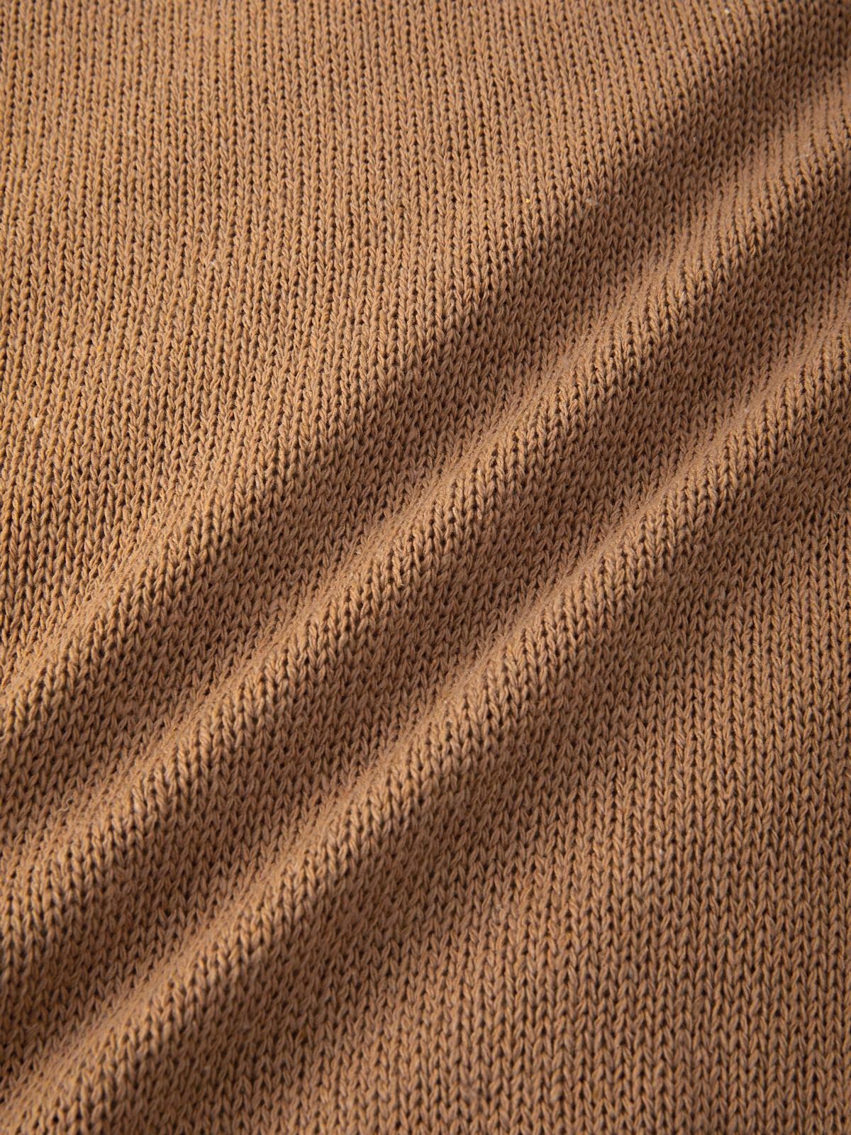 Chaleco de suéter a rayas con cuello en V para hombre-7