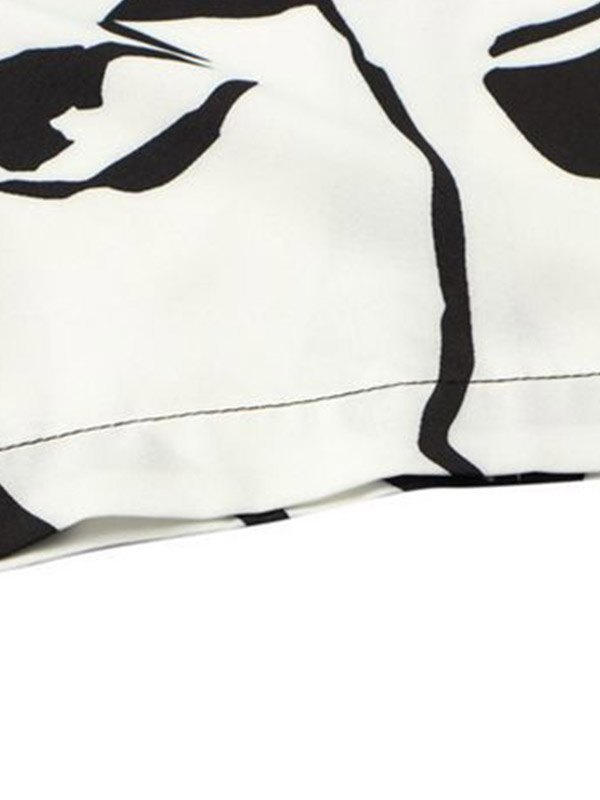 Camisa estampada con botones para hombre-1