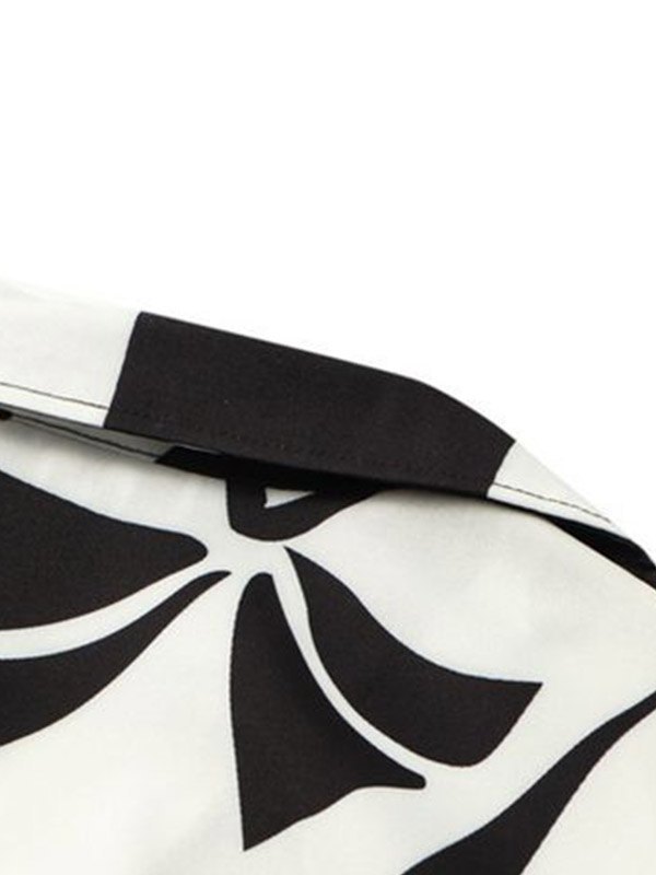 Camisa estampada con botones para hombre-6